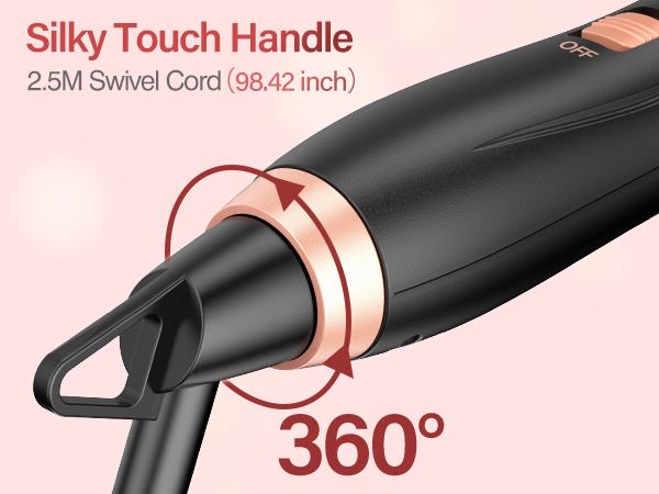 BESTOPE PRO  5 in 1 Curling Iron Curling Wand, Curling Iron Set with A Thermal Brush, A 3-Barrel Hair Crimper Iron, 3 Ceramic Curling Irons (0.35 