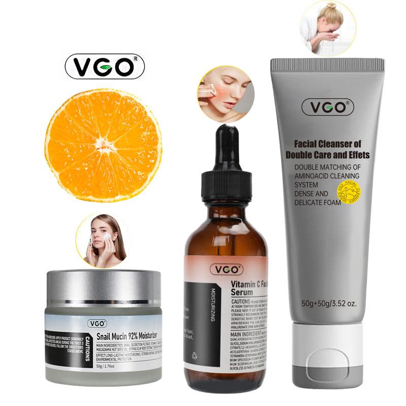 VGO Skincare Kit Gentle Acne skincare products sets, Correcting winter Moisturizer dry skin Nourishing, Glossier  hydrating, Moisturizer, remedy serum,wrinkles, pore correction, porereducing