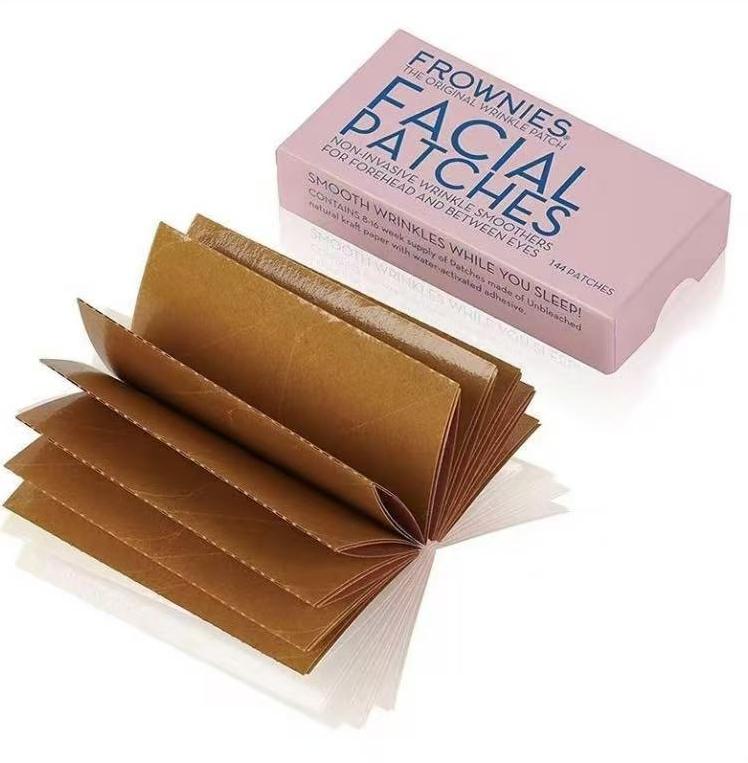 FROWNIES Forehead & Frown Line Patches - Gentle, Hypoallergenic Wrinkle Treatment - 144 Patches Smooth Pack