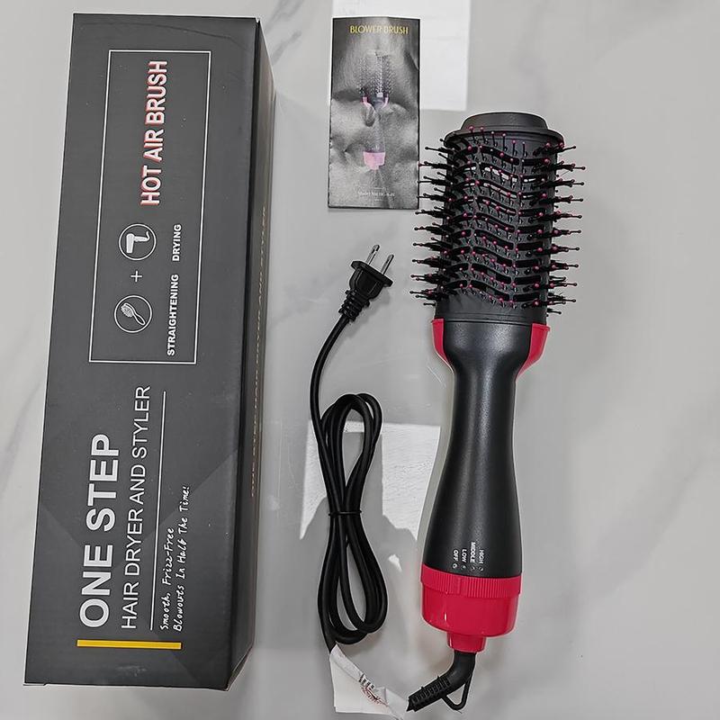 Hot Air Comb Hairbrush, 1 Box Hair Dryer Brush, Dry & Wet Dual-use Hair Styling Brush, Hair Straightening Brush, Hair Styling Tool for Home & Salon Use