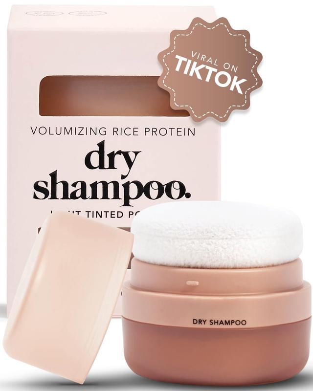 Dry Shampoo Powder with Rice Protein for Women & Men - Volumizing, Unscented, No White Cast, Non Toxic, Organic, Paraben & Benzene Free, Non Aerosol for Oily & Light Hair, Conditioner Haircare