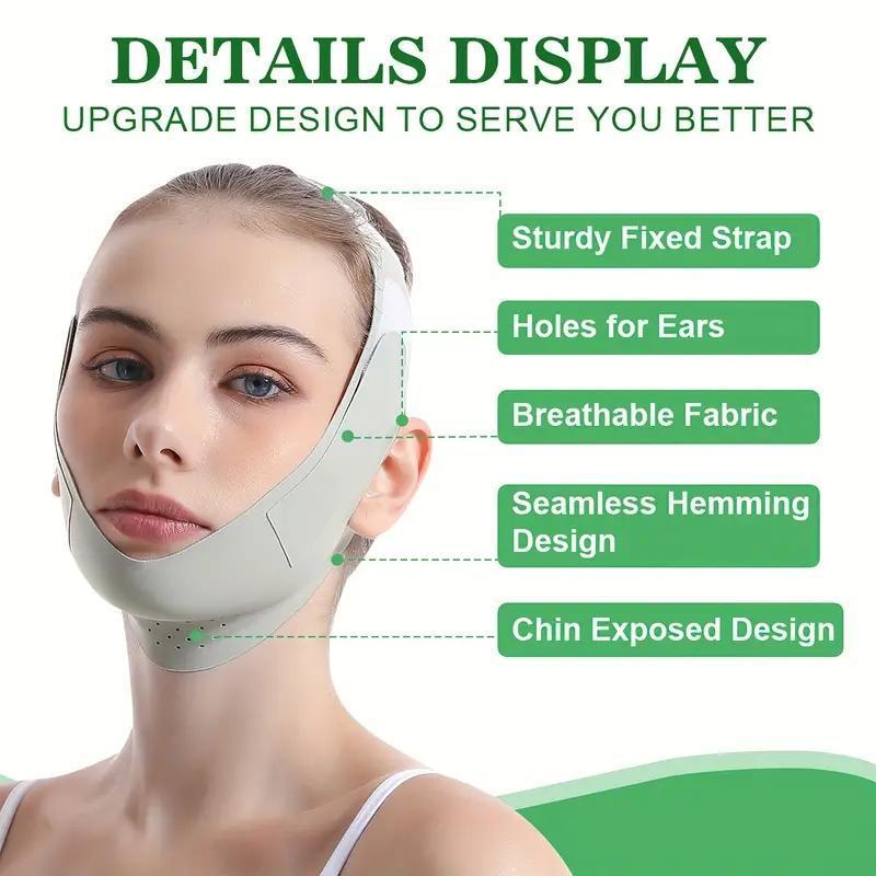 Reusable V Line Face Lifting Bandage, Breathable & Comfortable Face V-lift Mask, Reusable Summer Face Lifting Tool, Skincare Tool Gift for Daily Use