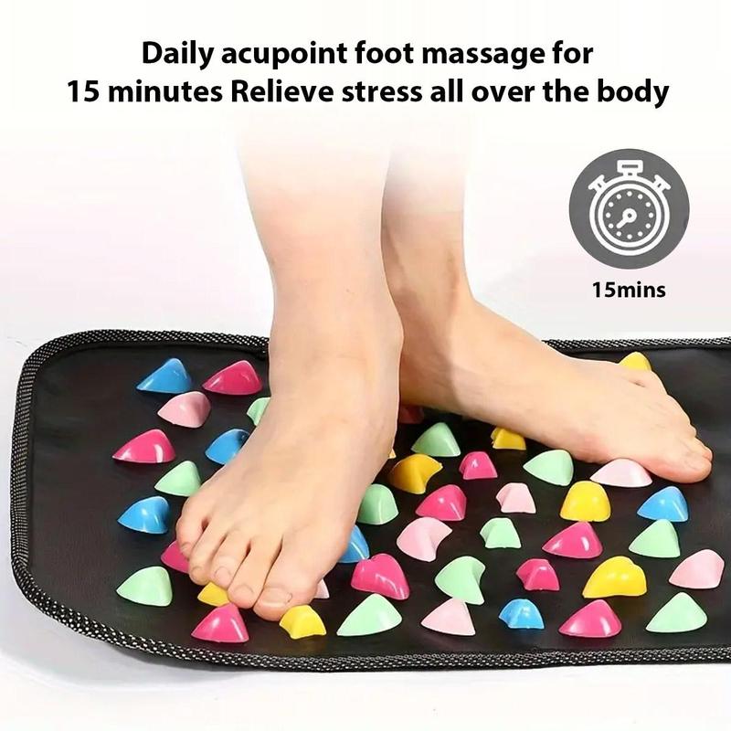 Foot Massage Mat, Long Foot Acupoint Massage Mat, Simulated Cobblestone Foot Massage Mat, Fitness Gift, Christmas Gift