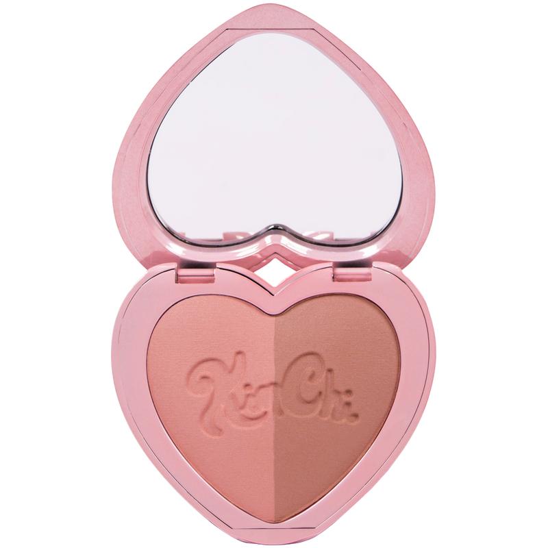 KimChi Chic Thailor Collection Cosmetic Blush Duo Mirrored Makeup Compact