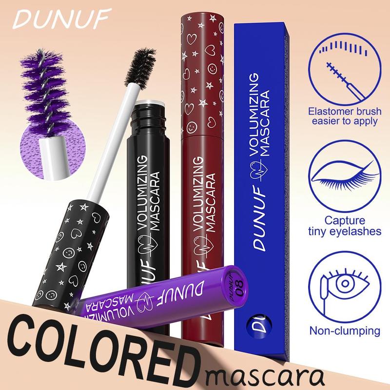 Waterproof Long Lasting Mascara, 1 Count Natural Curl Eyelashes Mascara, Eyelashes Lengthening Volumizing Defining