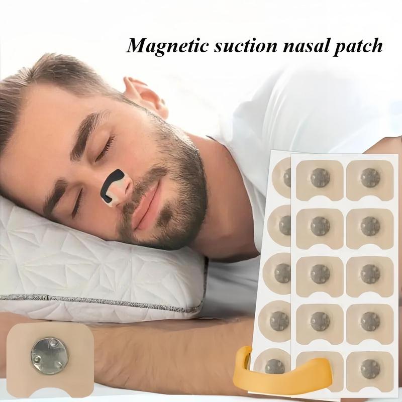 Magnetic Nose Sticker, 30pcs set Magnetic Nose Patch, Snoring Relief Patch, Body Care Patches for Men & Women, Christmas Gift