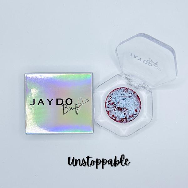 JAYDO Beauty Pressed Single Duo Chrome Eyeshadow Glitter Shadow Makeup - Cosmetic Color Long Lasting