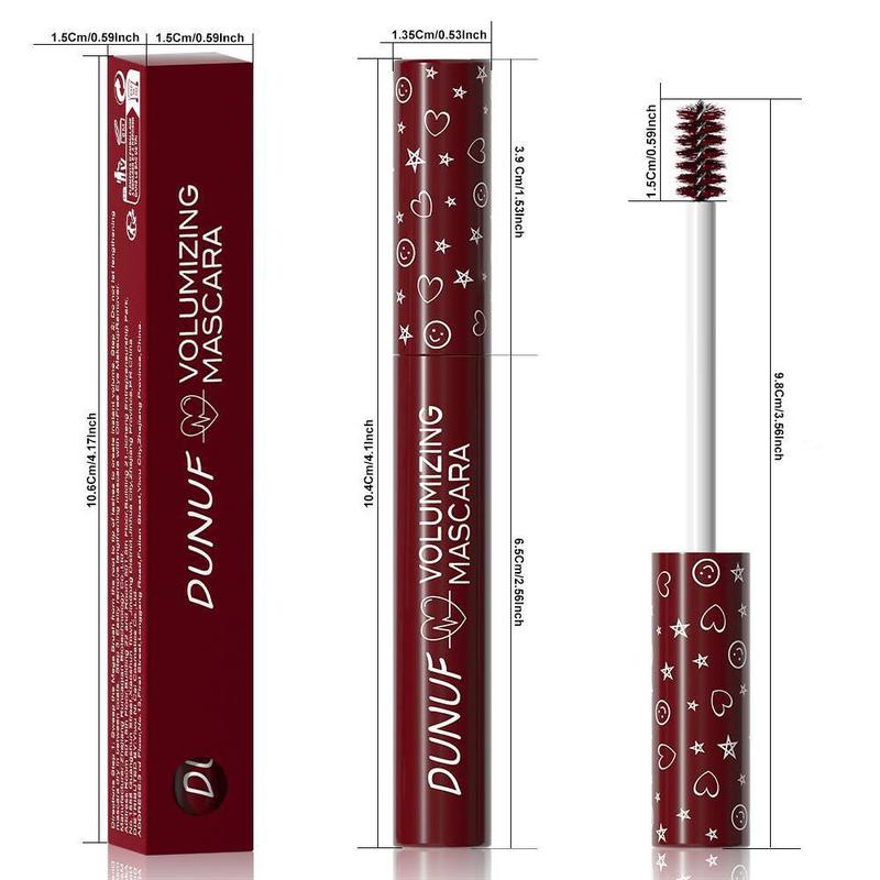 Waterproof Long Lasting Mascara, 1 Count Natural Curl Eyelashes Mascara, Eyelashes Lengthening Volumizing Defining