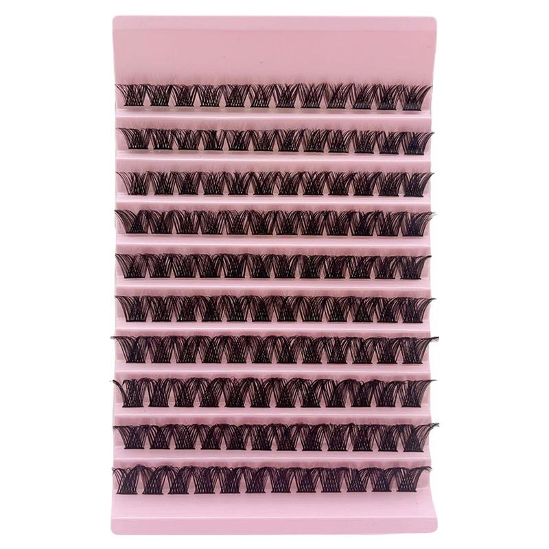 Natural False Eyelashes, 120pcs box Individual Cluster Lashes, Wispy Natural Curling Eye Makeup Strip Lashes, Full Volume Eyelash for Lashes Extensions, Lash Extension Kit, Makeup Tools, Christmas, Christmas Gift