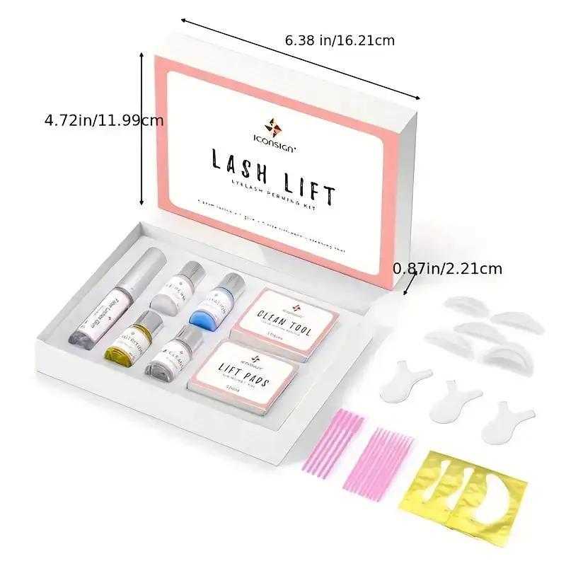 Professional Eyelash Perming Kit, Long-lasting Lash Lift Kit, Nature Curling Eyelash Makeup Prodcuct, Perfect Birthday Gift for Women, Summer Essentials, Makeup Sets