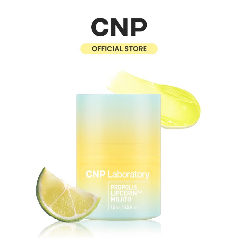 [CNP Official Shop] Honey Lip Mask (Mojito Flavor), Propolis Lipcerin, Hydrating Overnight Manuka Lip Butter & Plumper & Balm, 12hrs Long-lasting Moisture, Gentle Exfoliation, Korean Skin Care, Shea Butter, Deep Nourish (0.5 fl.oz   15ml)