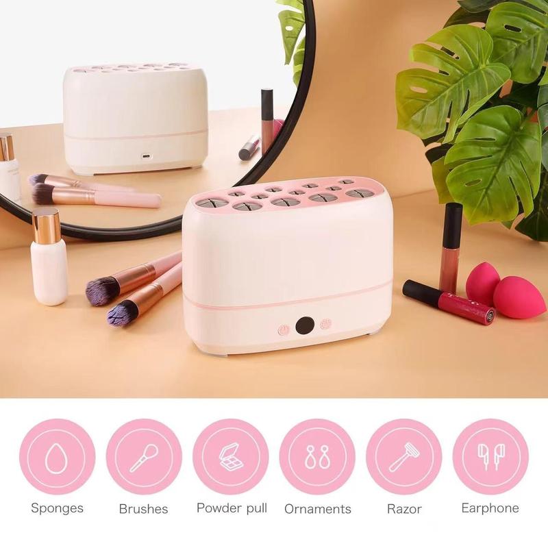 Makeup Brush Dryer Machine, 1 Piece Cordless Makeup Brush Dryer, Personal Care Accessories for Home & Travel, Winter & New Year Gift