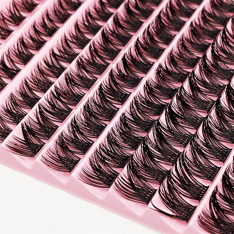 Natural False Eyelashes, 120pcs box Individual Cluster Lashes, Wispy Natural Curling Eye Makeup Strip Lashes, Full Volume Eyelash for Lashes Extensions, Lash Extension Kit, Makeup Tools, Christmas, Christmas Gift