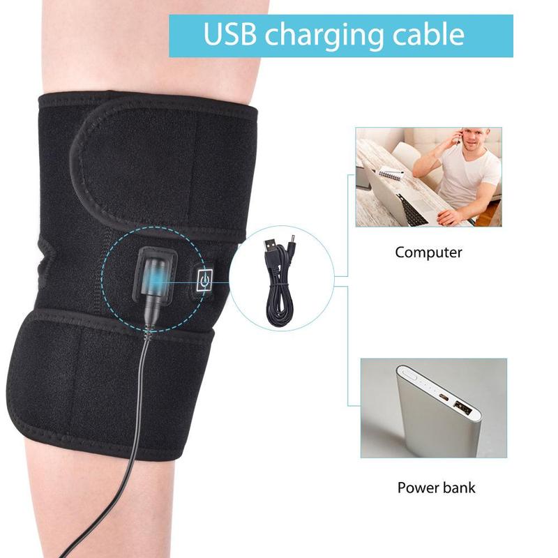 Usb Charging Heated Knee Pad, 3-gear Adjustable Electric Heating Knee Pad, Personal Care Appliances for Home and Travel