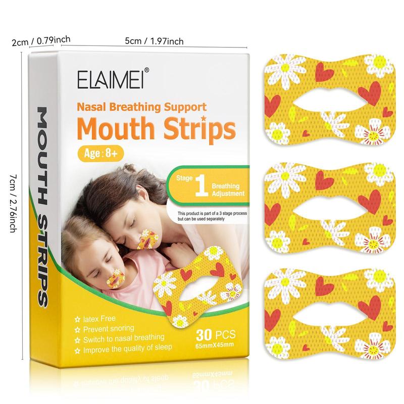 Sleep Breathing Closed Mouth Patch, 3 Boxes Mouth Breathing Correction Patch, Suitable for Adults and Children