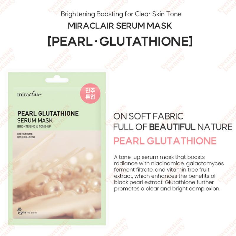 miraclair Pearl Glutathione Serum Mask