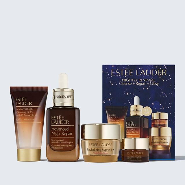 Nightly Renewal Skincare Set Cleanse + Repair + Glow