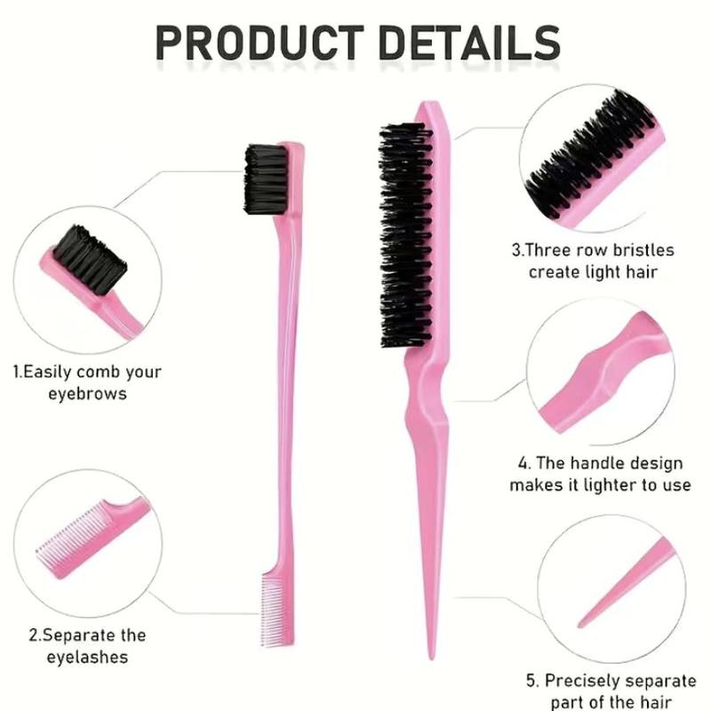 Hair Comb Braiding Set, 14pcs set Hair Care Highlight Combs Kit, Professional Heatless Styling Tools For Men & Women, Christmas Gift