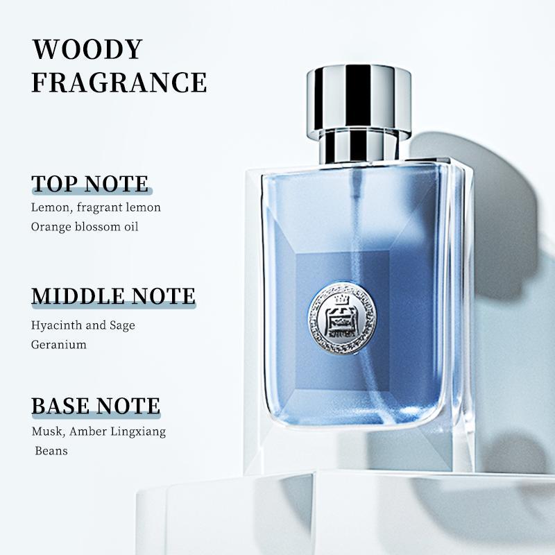 50ML Men's Perfume, Long Lasting Fragrance for Men, Fresh Natural Cologne for Daily Wear, Fashion Eau De Toilette Gift for Boyfriend, Fragrances for Men, Christmas Gift