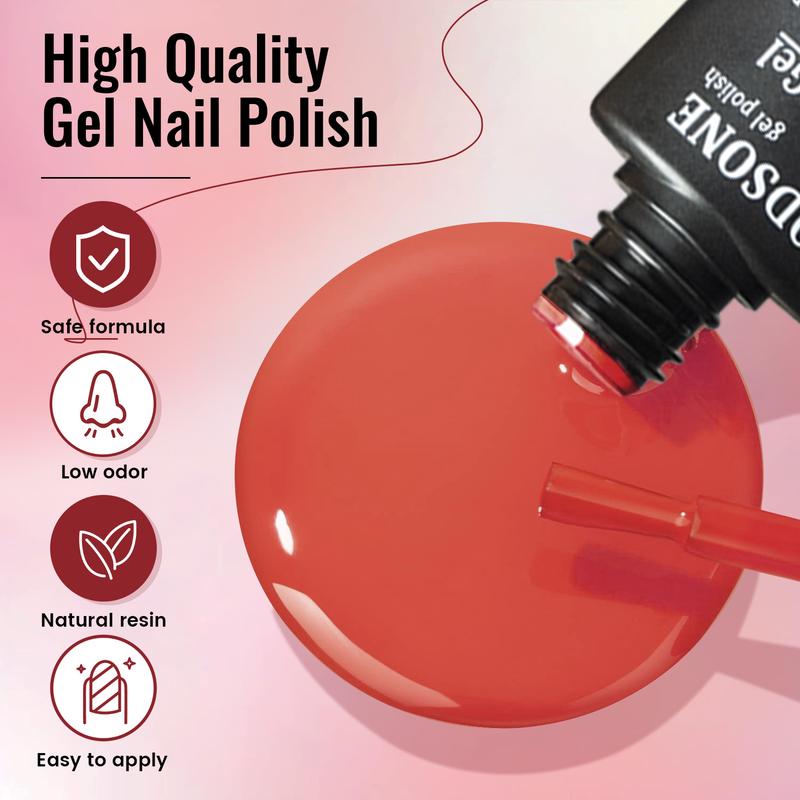 JODSONE Gel Nail Polish Kit with U V Light 32 Colors Gel Polish Nail Kit Soak Off Gel Nail Set Manicure Tools Nail Gel Kit Gifts for Women