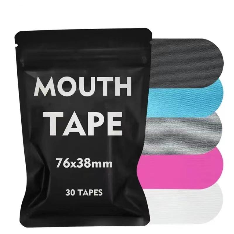 SEACOAAST Shush Tape 60 Strips Breathable Mouth tape for sleep, reduce snoring Improves nasal oxygen intake,medical grade, HYPOALLERGENIC, Improve Jawline