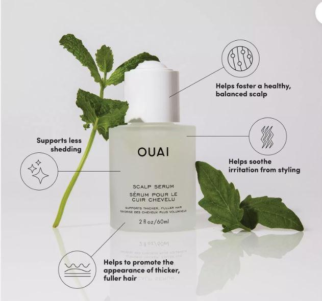 OUAI Scalp Serum - Supports Thicker Fuller Hair 2 oz