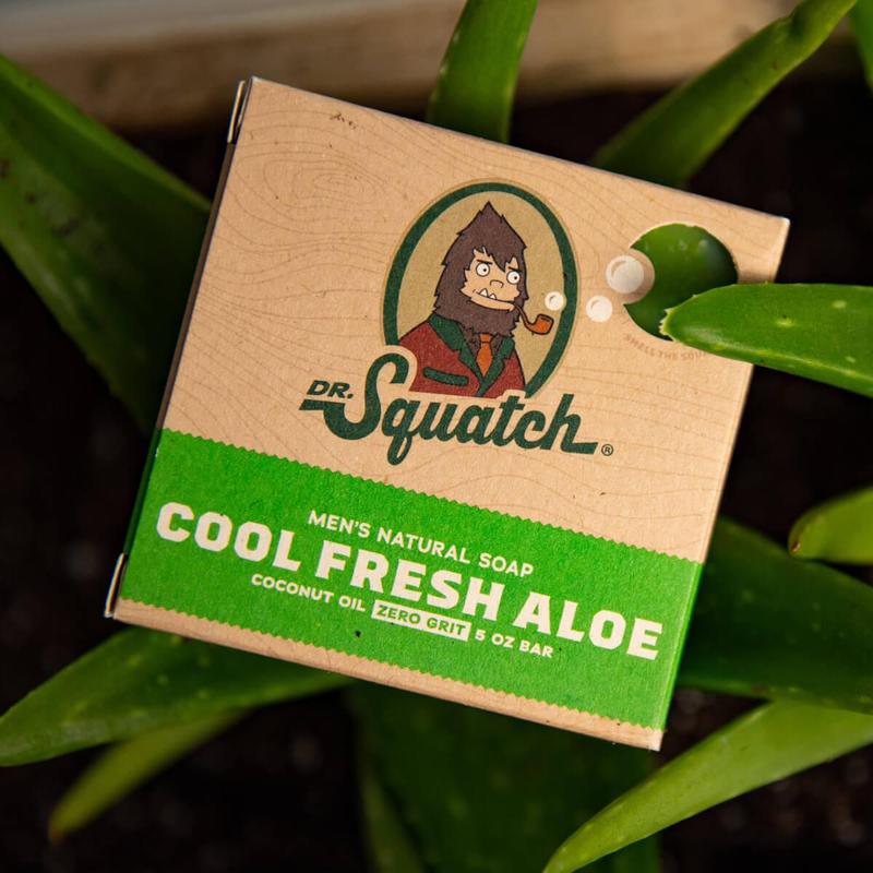 Dr. Squatch - Cool Fresh Aloe Bar Soap - Body Care for Men