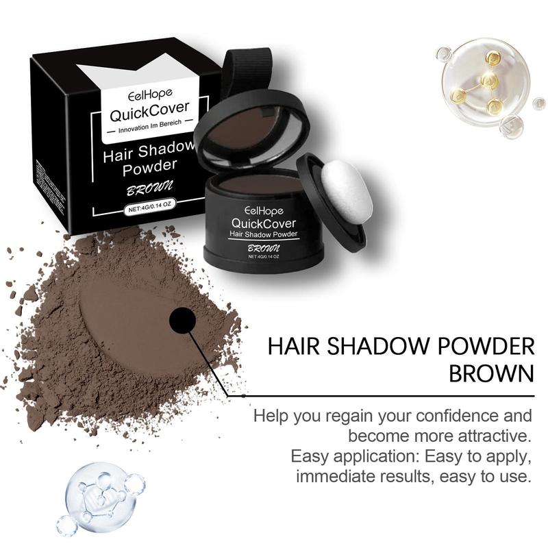 Hairline Covering Powder, 2 Counts set Long Lasting Hair Shadow Powder, Natural Hairline Covering Powder, Professional Makeup Accessories