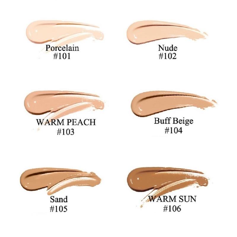 2 Pack PHOERA Foundation,Matte Oil Control Concealer Foundation Cream,PHOERA Long Lasting Waterproof Matte Liquid Foundation for Women Girls (102 Nude)