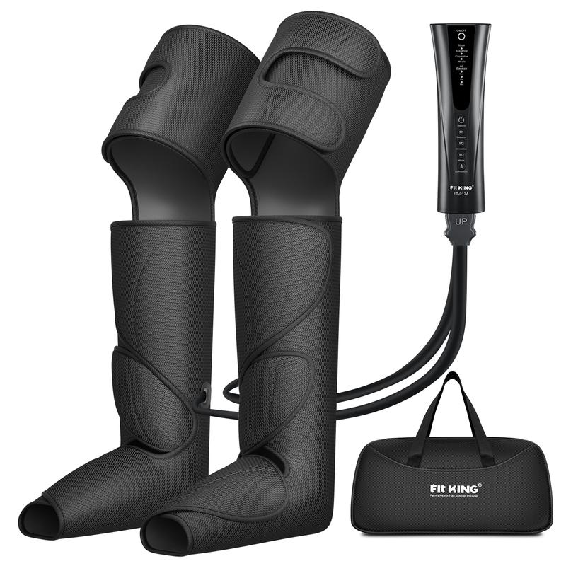 Foot and Leg Relaxer for Enhanced Circulation and Comfort with Hand-held Controller, 3 Modes, 3 Intensity Levels - Ideal for Relaxation and Daily Comfort.