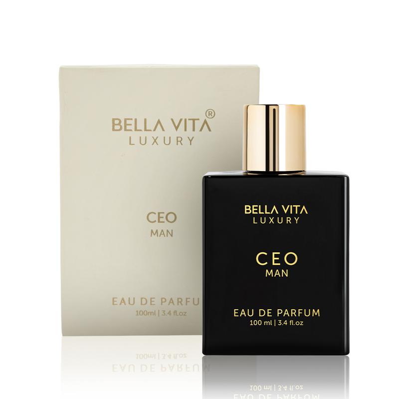 Bella Vita Luxury's CEO Man |  Eau De Parfum | Lemon, Lavender, Tonka & Agarwood | Long Lasting Perfume for Men | Vegan Perfume | 3.3 Fl.oz