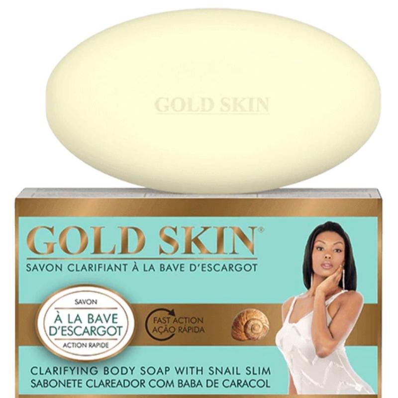 Gold skin clarifying soap with snail slime Acne