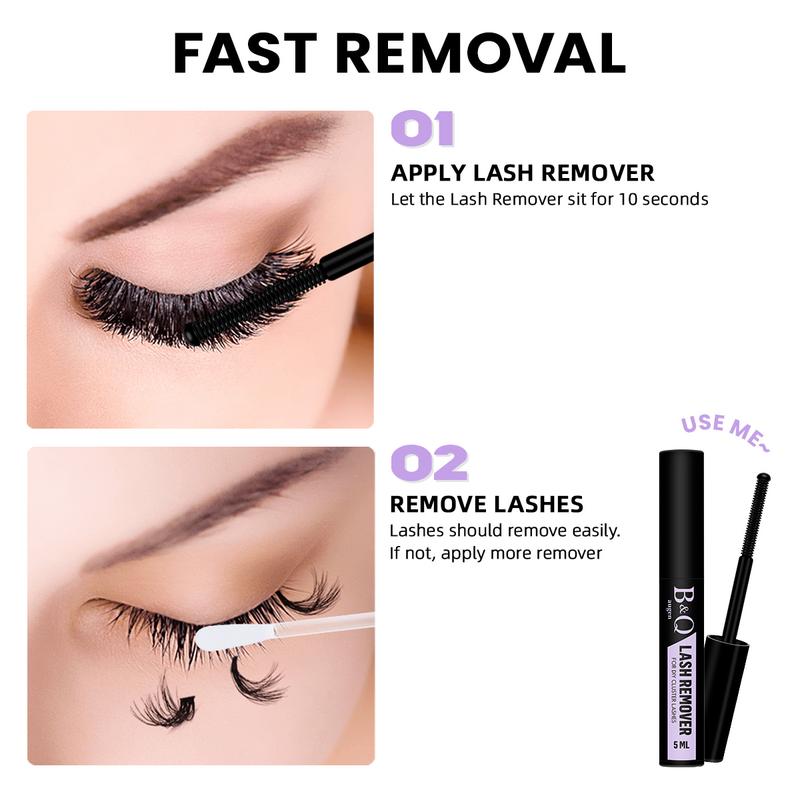 B&Q Lash l 70D+90D Volume Kit l Fluffy Wispy Mega Volume Waterproof Windproof Long Lasting Diy Lash Extension Beginner Friendly Makeup Comestic