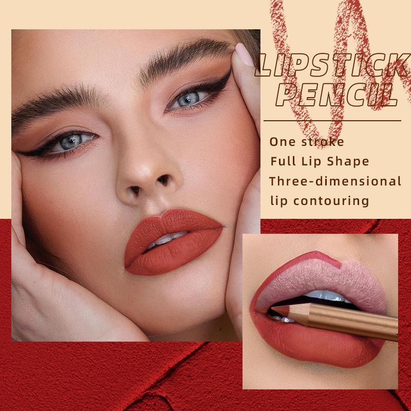 Long Lasting Lip Liner Set, 12pcs set Matte Lip Liner, Easy Coloring Lip Liner Pen, Moisturizing Lip Liner, Suitable for All Occasions Lip Makeup