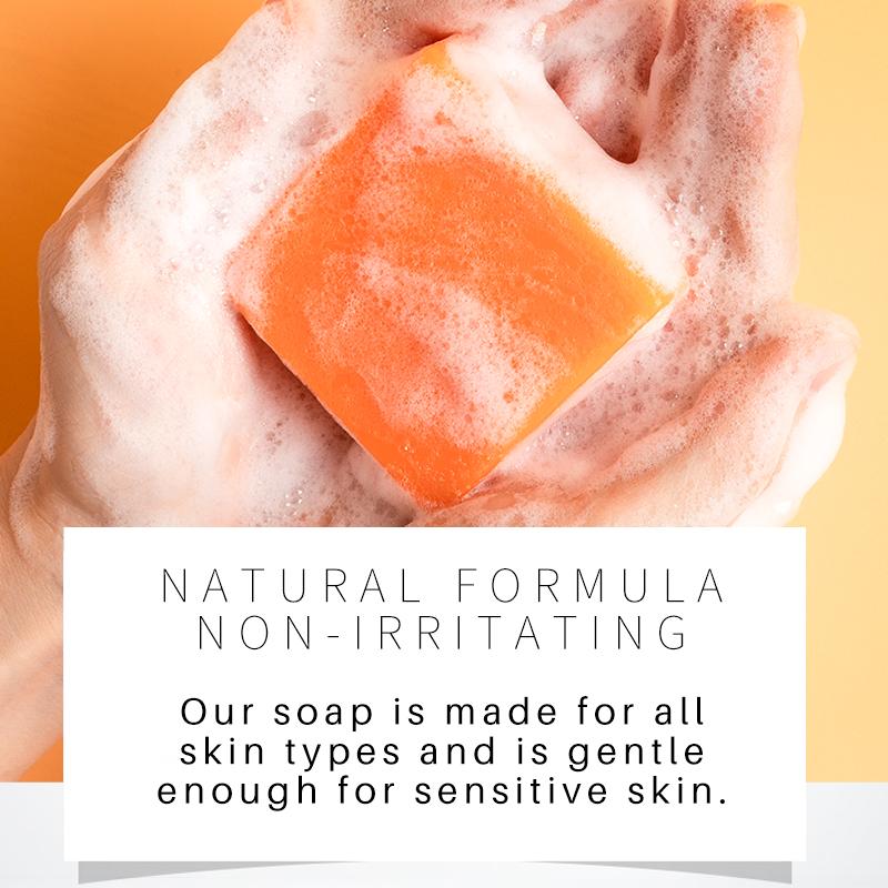 Turmeric Soap Bar For Face & Body, Turmeric Body Wash Soap, Rejuvenates & Cleanses Skin Body Care Skin Care