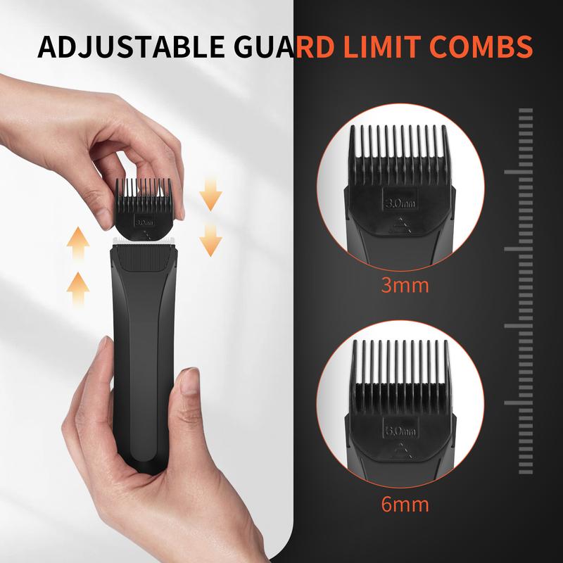 MAXGROOM Electric Body Hair Trimmer for Men and Woman, Cordless Groin Hair Clipper, Waterproof Electric Shaver, Facial Hair Removal Tool,  Gift For Christmas