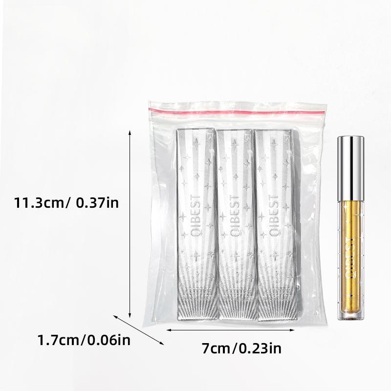 Mixed Color Glitter Mascara Stick(3pcs set), Long Lasting Quick Drying Eyelash Extensions Volume Building Mascara, Professional Eye Enhancement Makeup Products