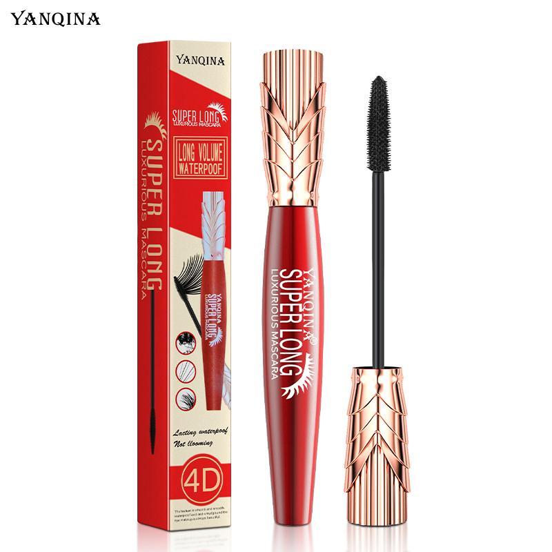 Waterproof Long-lasting Eyelash Mascara, 1 Count Quick Drying Eyelash Extensions Volume Building Mascara, Gift For Women and Girls