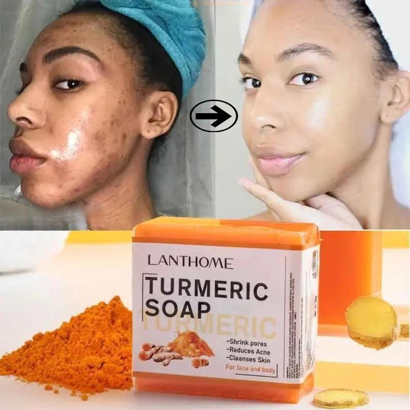 Turmeric Soap Bar For Face & Body, Turmeric Body Wash Soap, Rejuvenates & Cleanses Skin Body Care Skin Care