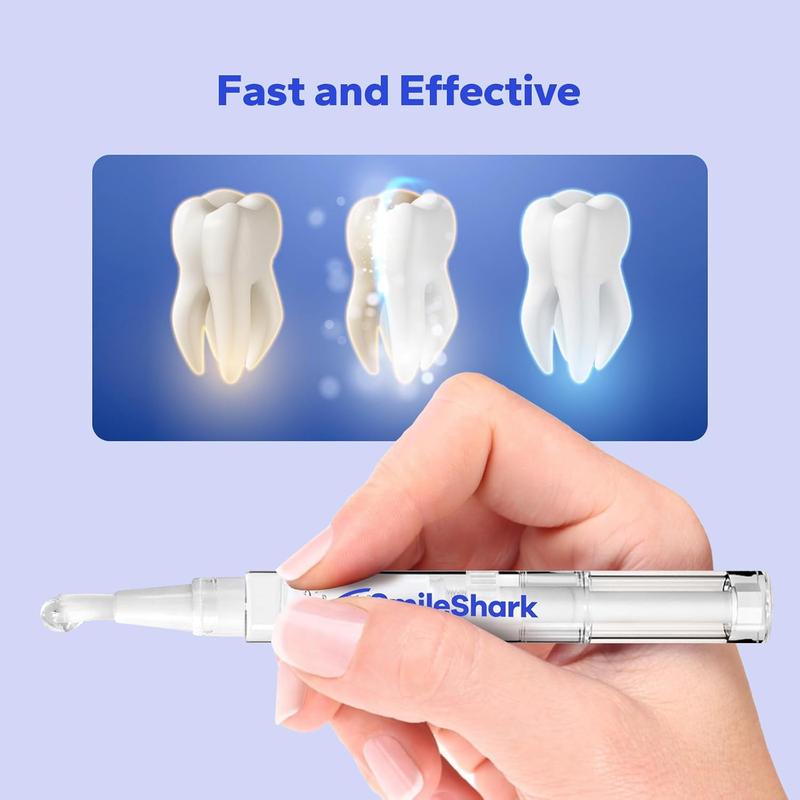 Teeth Whitening Pen (4 Count) - No Sensitivity Gel, Effective and Travel-Friendly Tooth Whitening Pen for Adults - Oral