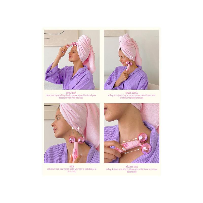 The Skinny Confidential Pink Balls Facial Massager