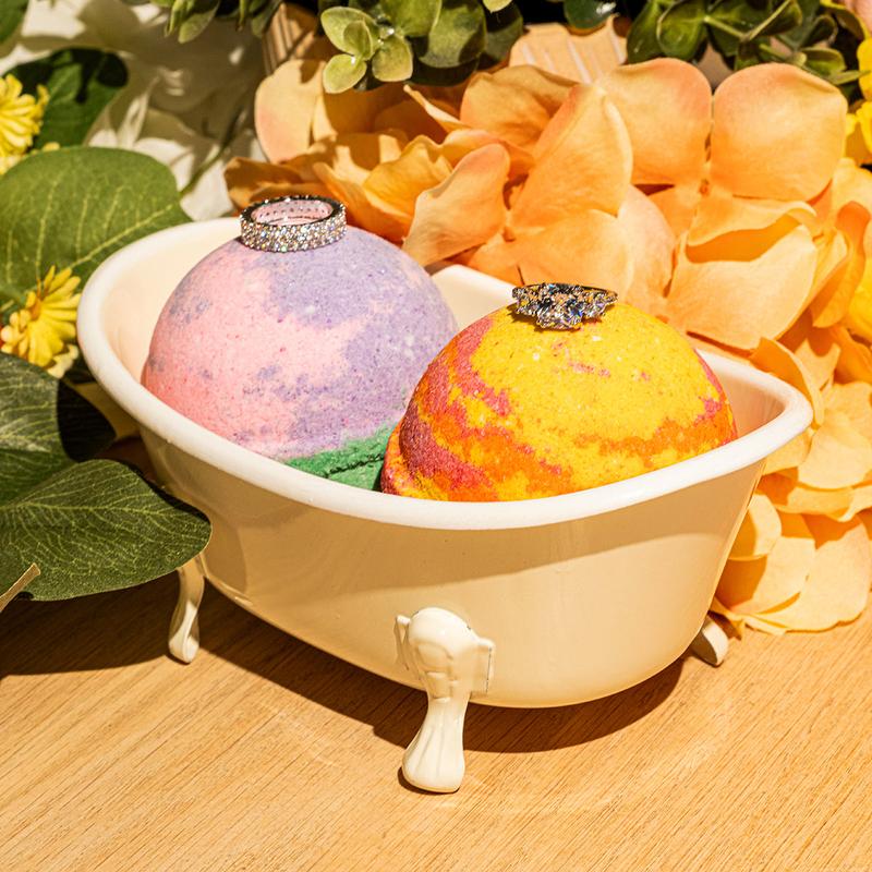 Sun Kissed Garden Jewelry Bath Bomb