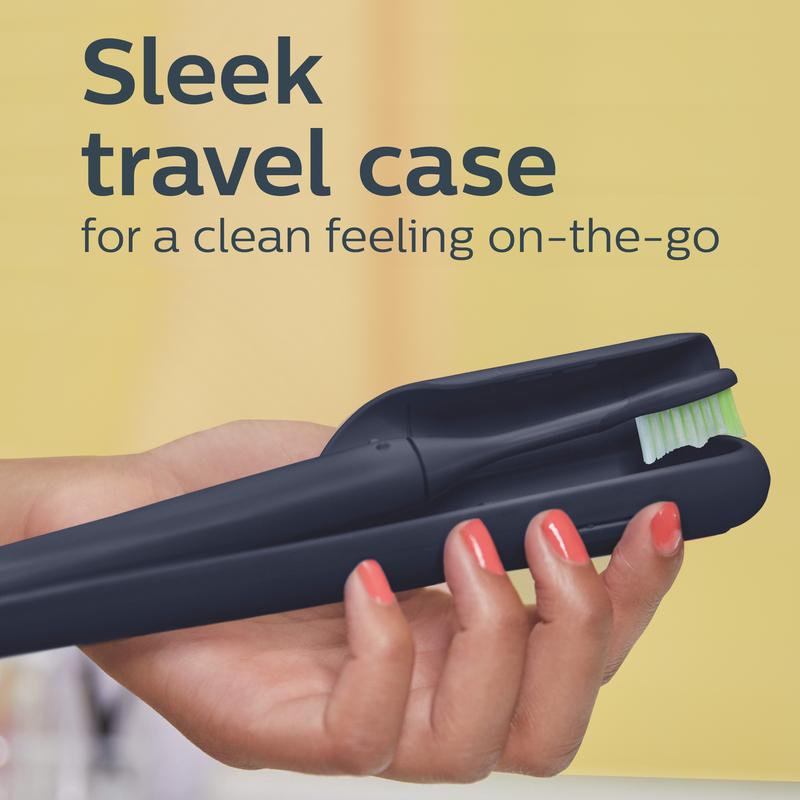 Philips One by Sonicare Battery Toothbrush - Multiple Colors, Sleek Travel Case - 2 Minute Timer, 30 Second Notifications