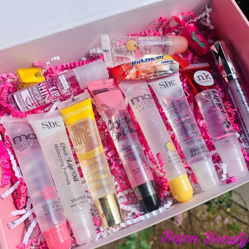 Variety Lip Gloss Box, Moisturized Lips, Ultra Shine Lip Gloss, Hydrating, Long-lasting, fuller-looking lips, Glossy, Lip Care, Cosmetic,