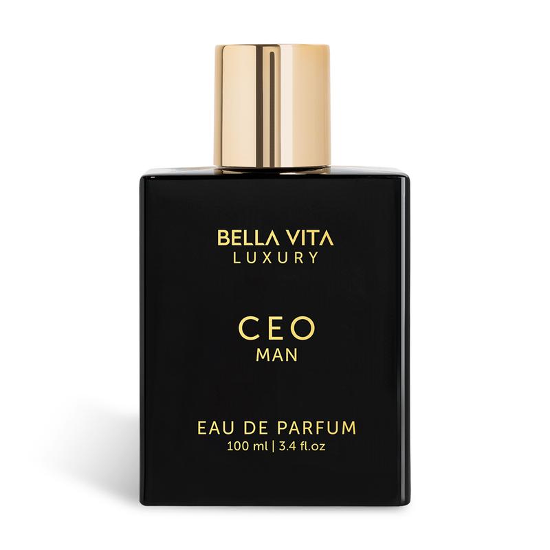 Bella Vita Luxury's CEO Man |  Eau De Parfum | Lemon, Lavender, Tonka & Agarwood | Long Lasting Perfume for Men | Vegan Perfume | 3.3 Fl.oz