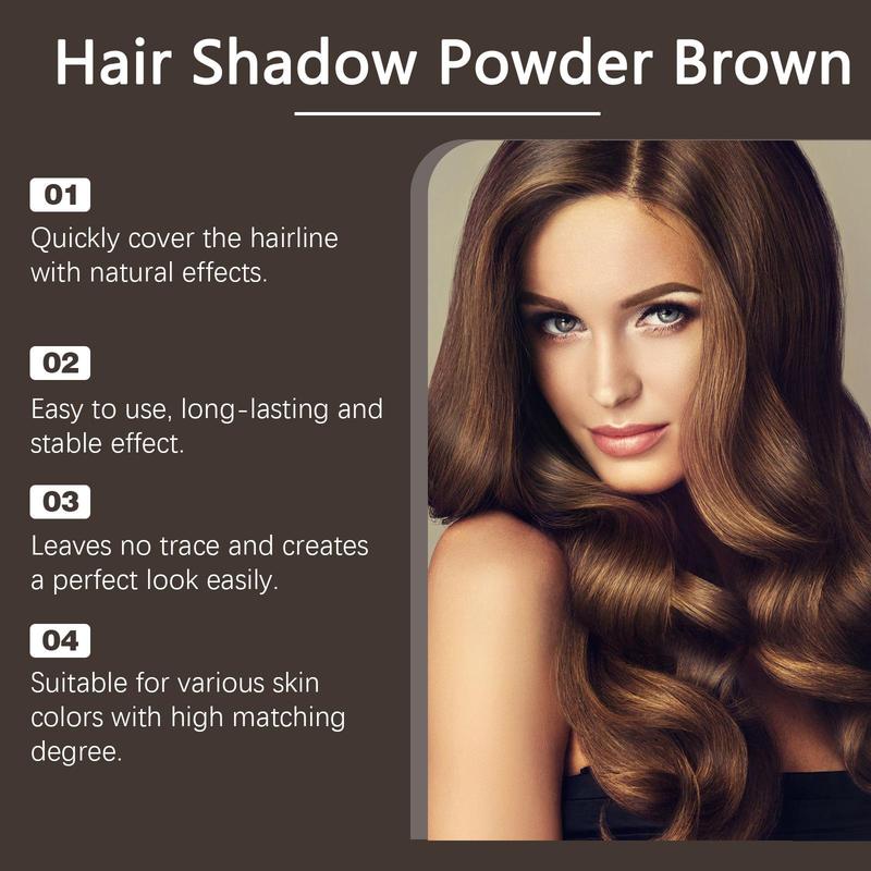 Hairline Covering Powder, 2 Counts set Long Lasting Hair Shadow Powder, Natural Hairline Covering Powder, Professional Makeup Accessories