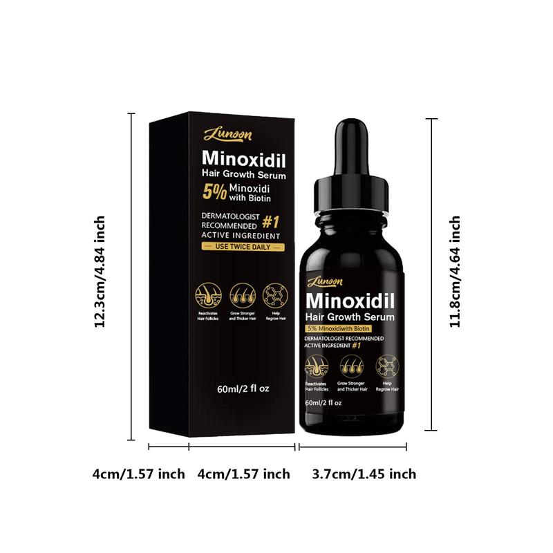 5% Minoxidil Serum, 1 Box 2 Boxes Hair Strengthening Serum, Scalp Care Product for Men & Women, Hair Care Product for Daily Use