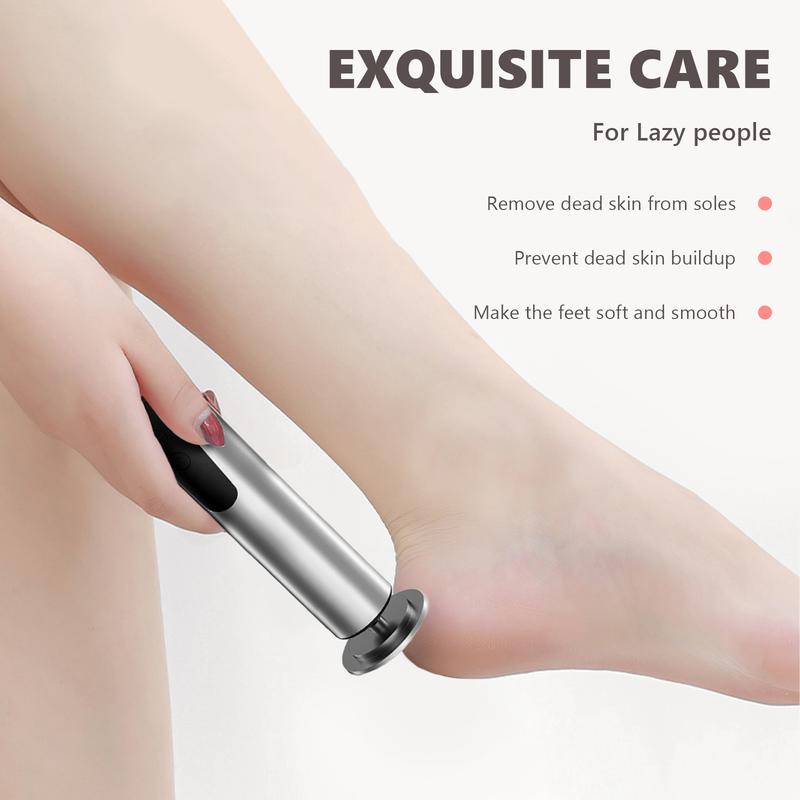 2 in 1 Electric Feet Callus Remover,Rechargeable Electric Grinder for Foot File and Nail,Portable Foot File Grinder Tool, Dead Dry Crack Skin Calluses, Pedicure Tools Feet Scrubber Dead Skin Foot Care,Home & Nail Salon Pedicure Care Tool,Christmas Gift