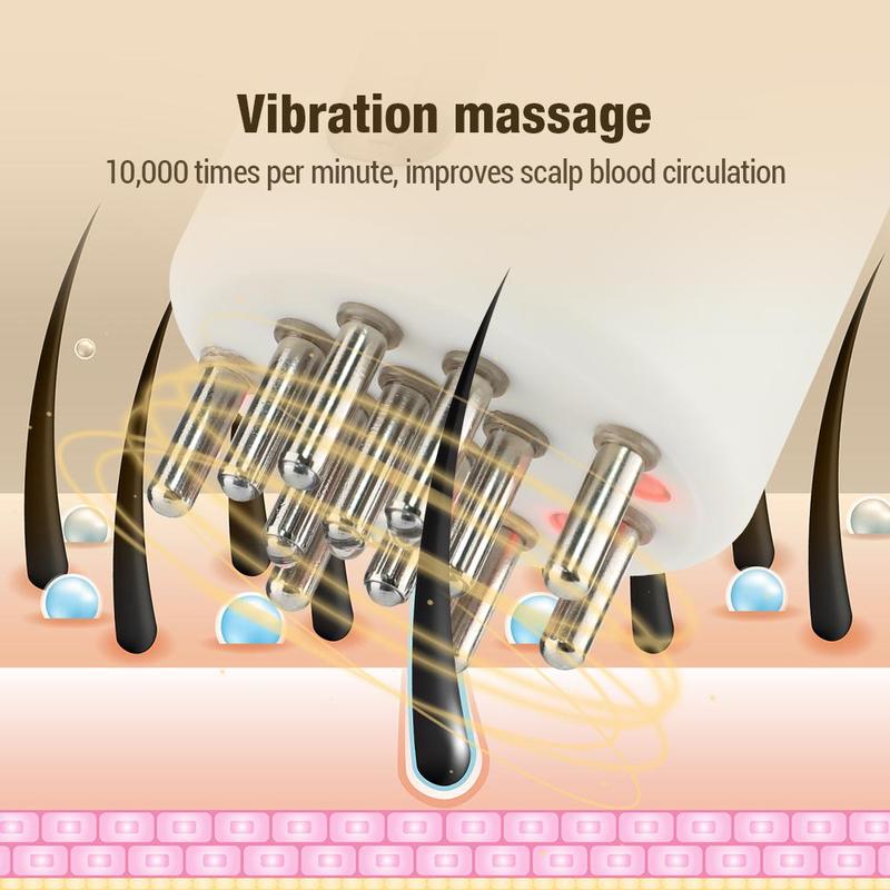 Scalp Massager, 1 Box Essential Oil Delivery Comb, Hair Roller Massager, Scalp Medicine Liquid Applicator, Small Medicine Guide Comb