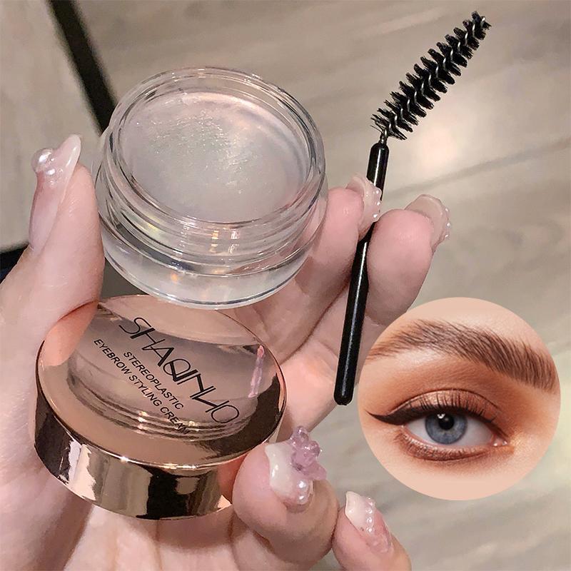 Long Lasting Quick Drying Clear Eyebrow Paste, Waterproof Eyebrow Setting Gel, Eyebrow Makeup Gel for Women, Eye Makeup Product for Summer, Eyebrow Product, Christmas Gift